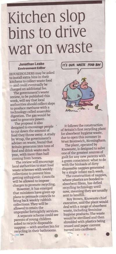 Food waste recycling to be compulsory ?